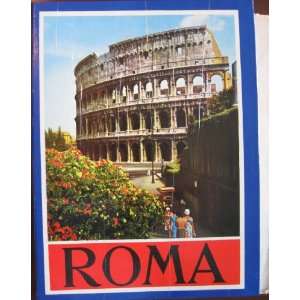  Roma   Vintage Fold Out Souvenir Postcard Book of Rome 