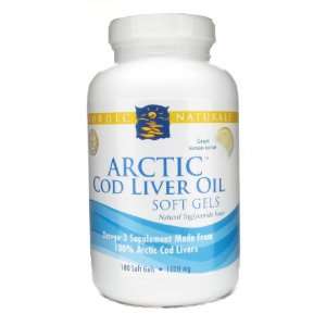 Arctic Cod Liver Oil (lemon) 180 softgels