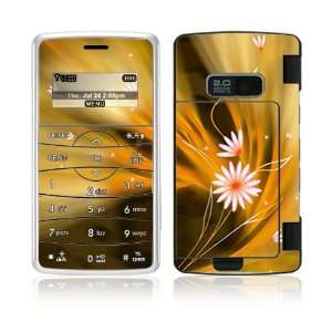   enV2 VX9100 Skin Decal Sticker Cover   Flame Flowers 