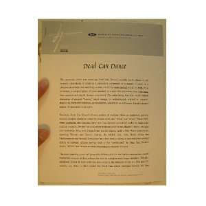  Dead Can Dance Press Kit and Information 