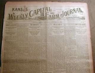 1892 newspaper LIZZIE BORDEN HATCHET MURDERS Fall River MASSACHUSETTS 