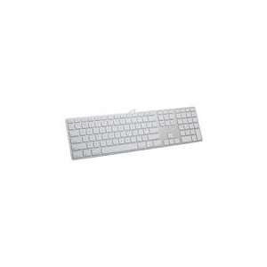   White Wired Keyboard with Numeric Keypad   Engli Electronics
