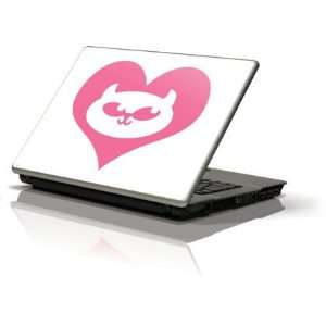  Hot Pink SCK Heart skin for Generic 12in Laptop (10.6in X 