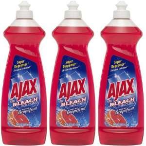 Ajax Ruby Red Grapefruit Dish Washing Liquid, 16 oz 3 ct (Quantity of 