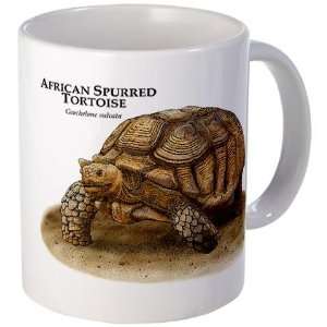  African Spurred Tortoise Cupsreviewcomplete Mug by 