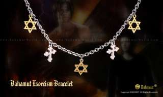 Magen David Star Hexagram Cross Exorcism Bracelet  
