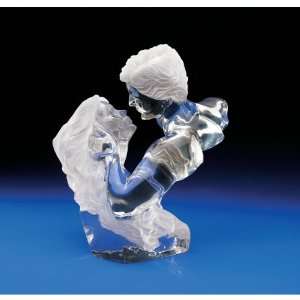 10 Romantic Kiss Glass Like Collectible Statue Sculpture 