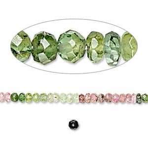  Bead Tourmaline 2.25 2.50mm Faceted Rondelle 16 Inch 
