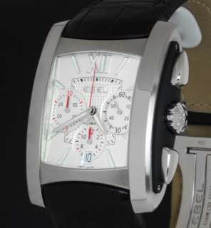 Mens Automatic Ebel Brasilia Chronograph Watch 9126M52 Black Dial 