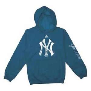  New York Yankees YOUTH Washed Hooded Sweatshirt   X Large 