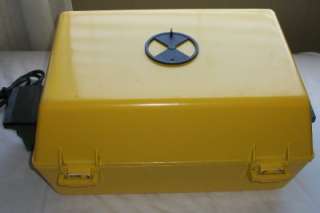Vintage Canary Yellow Contempra Electric Char B Que Grill w/ Chafing 