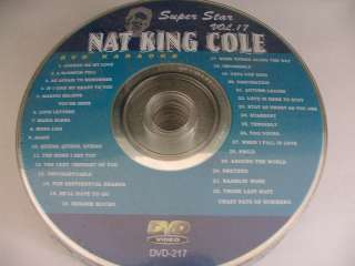 BEST OF ARTISTS NAT KING COLE DIGITAL DVD KARAOKE CD  