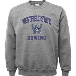   Grey Varsity Washed Rowing Arch Crewneck Sweatshirt