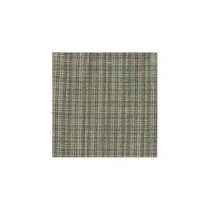 Green Sage Plaid Black and White Lines Bed Skirt / Dust Ruffle:  