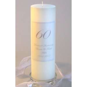  60th Anniversary Candle