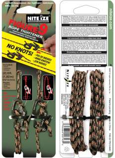   32 camo rope easily achieve high rope tension to secure a load