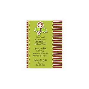  Candy & Holly Wiggler Holiday Invitations Health 