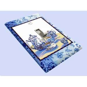 Blue Willow Tea Decorative Switchplate Cover