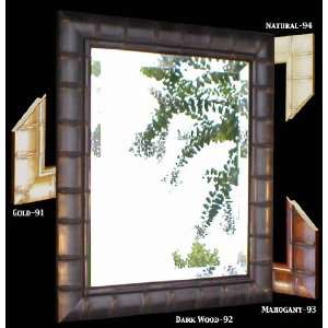  Bamboo Custom Framed Mirror