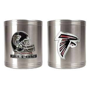  Atlanta Falcons NFL 2pc Stainless Steel Can Holder Set 