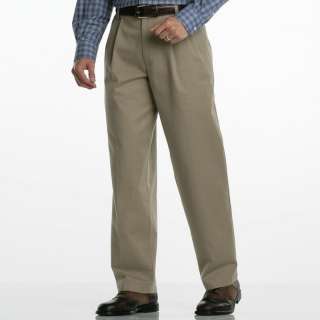 Dockers D4 KHAKI True Chino Relaxed Fit Pleated Pants  