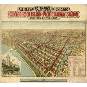   the Chicago Rock Island and Pacific Railway Station,