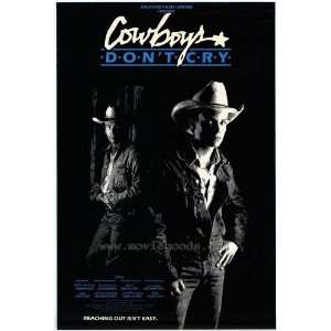 Cowboys Dont Cry Poster 27x40 Rebecca Jenkins Ron White Janet Laine 