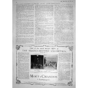  1908 MOET CHANDON CHAMPAGNE FRANCO BRITISH EXHIBITION 