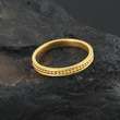 Solid Genuine 22K GOLD Bali Granulation RING US Size 7  