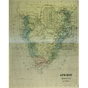  Dufour map of Southern Africa (1854)