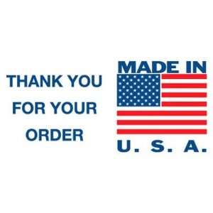   You for Your Order Made In USA Labels (500 per Roll)