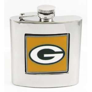  Green Bay Packers   NFL Stainless Steel Hip Flask