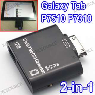 USB SD Card Reader Connection Kit Adapter For Samsung Galaxy Tab P7510 