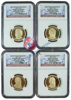 2011 S Presidential $1 4pc. Set NGC PF70 PF 70UC Early Releases