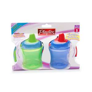 Playtex Spill Proof Cup, The First Sipster, 7 oz with Sippy Spout 2 ea 