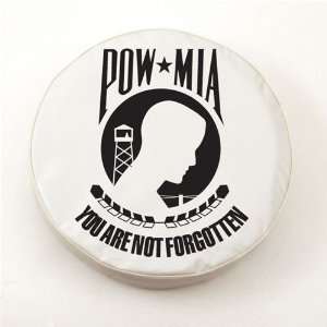 POW/MIA Logo Tire Cover (White) A H2 Z