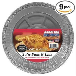  Handi foil Cook n carry Pie Pan With Lid (Pack of 9 