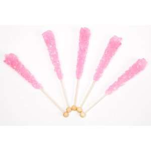 Bubble Gum Wrapped Rock Candy Sticks (10: Grocery & Gourmet Food
