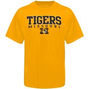 Missouri Tigers Crosby T Shirt   Gold 