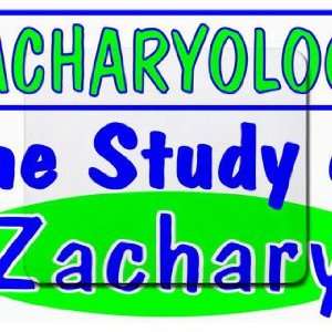    Zacharyology The Study of Zachary Mousepad