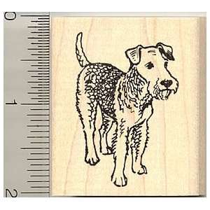  Wire Haired Fox Terrier Dog Rubber Stamp: Arts, Crafts 