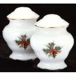  Christmas Berry Fine China Salt and Pepper Shakers