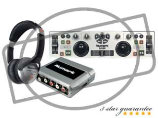 Numark DJ2GO USB DJ Controller + Software with Stereo IO + HF125 