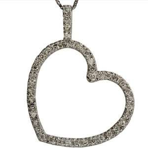  Diamond Gold Heart Pendant DaCarli Jewelry