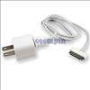 AC Wall Charger+USB Data Cable+Earphone for Apple iPod iPhone 3G 3GS 