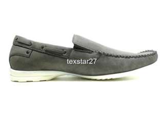 Mens Gray D ALDO Driving Moccasins Styled In Italy Plain Casual 