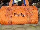 Personalized Quilted Duffel Bag    You Create It !!