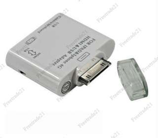   Adapter Camera Keyboard USB Connector Kit for iPad 2 iPhone 4  