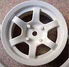 10 RC EP Electric On Road Touring Car 3mm OFFSET 26mm 6 Spoke WHITE 