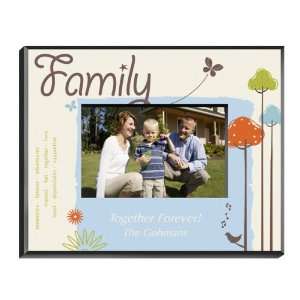   Baby Keepsake: Personalized Nature`s Song Family Picture Frame: Baby